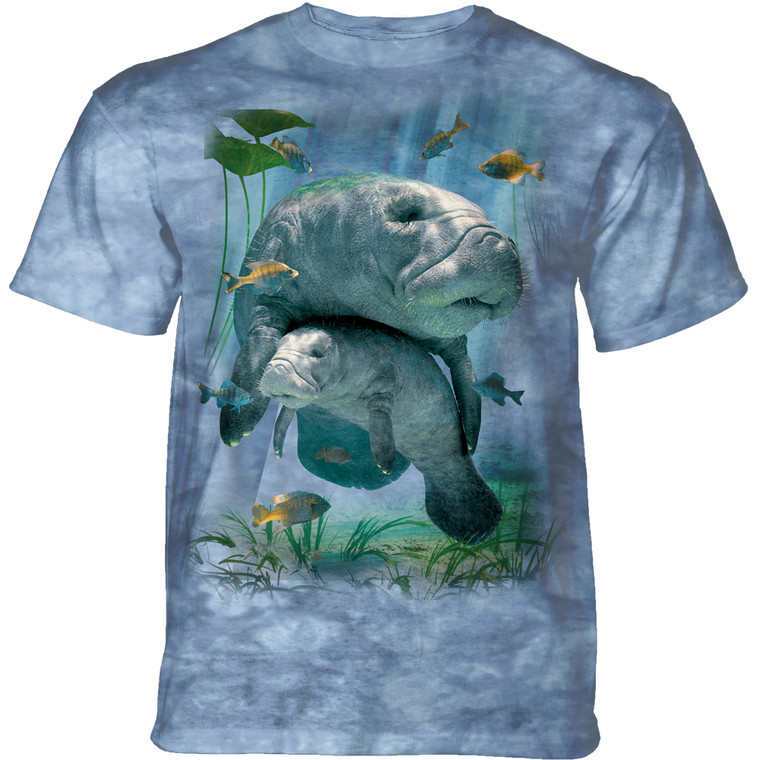 Manatees Collage Classic Cotton T-Shirt