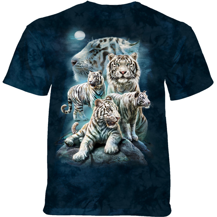 Night Tiger Collage Classic Cotton T-Shirt