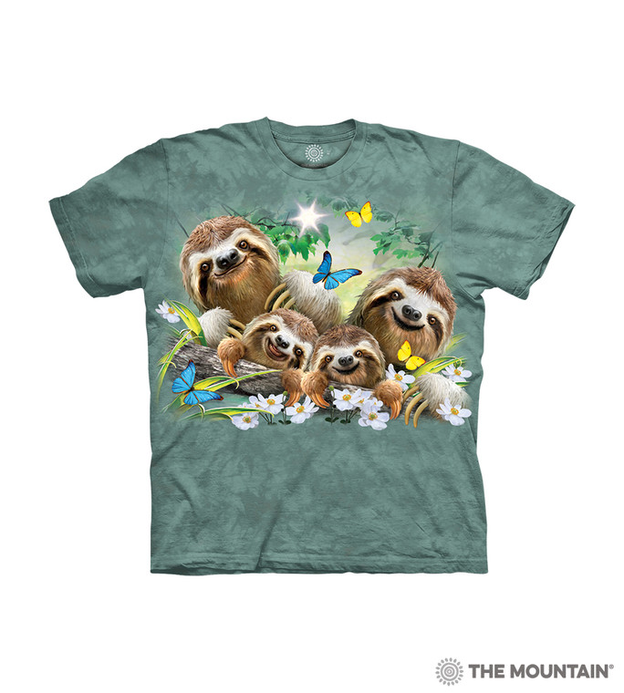 Sloth Family Selfie Kids' T-Shirt