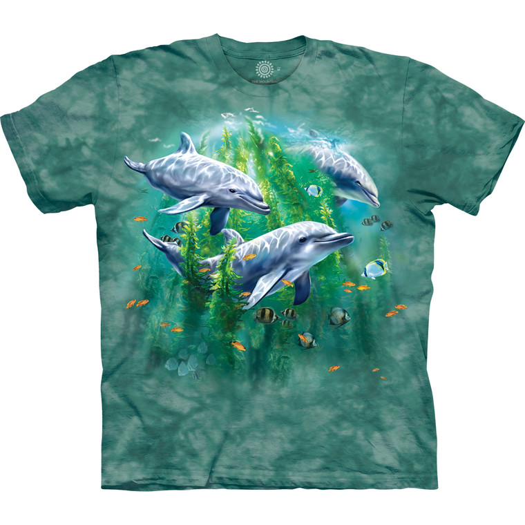 Dolphin Kelp Bed Classic Cotton T-Shirt