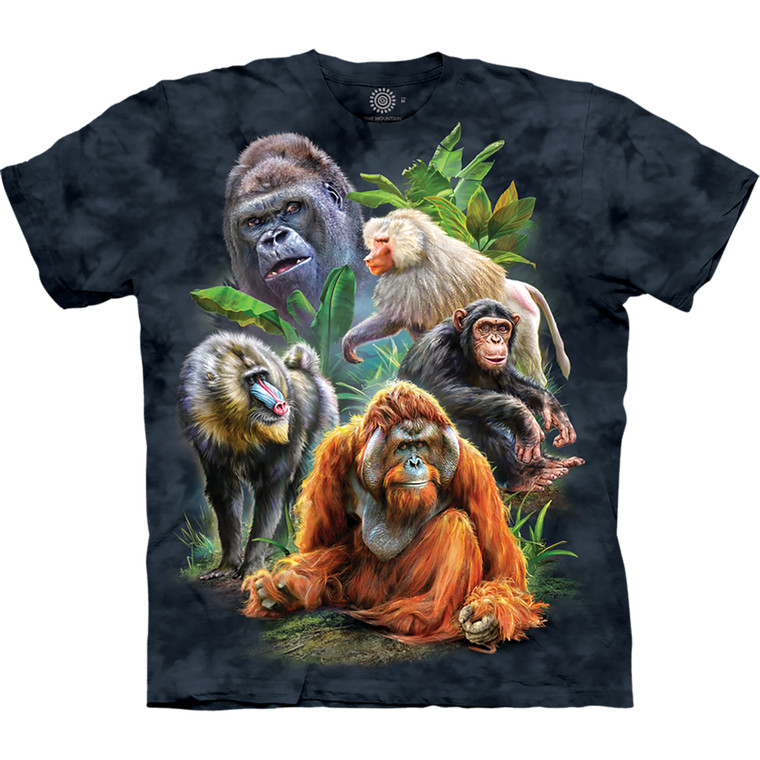 Primates Collage Classic Cotton T-Shirt