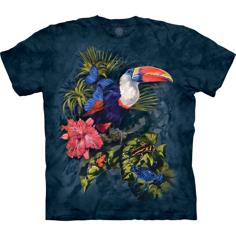 Rain Forest Collage Classic Cotton T-Shirt