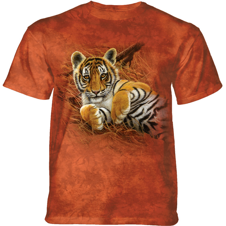 Playful Tiger Cub Classic Cotton T-Shirt