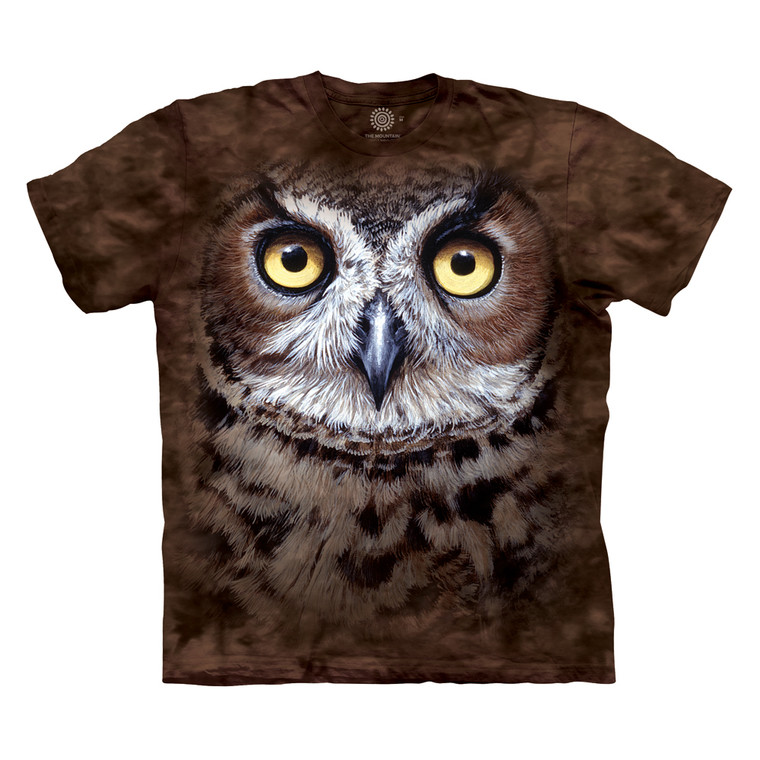 Great Horned Owl Head Kids' T-Shirt