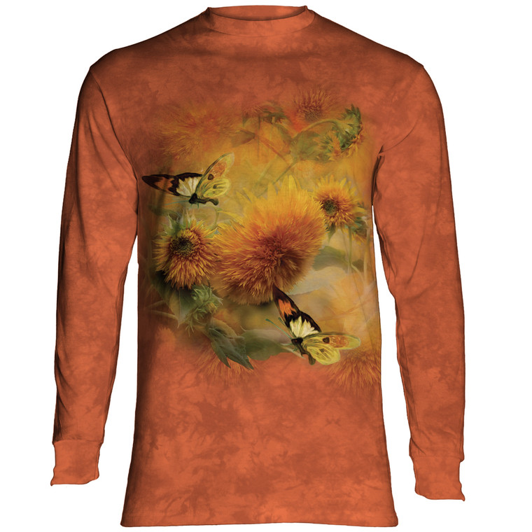 Sunflower & Butterflies Classic Long-Sleeve T-Shirt