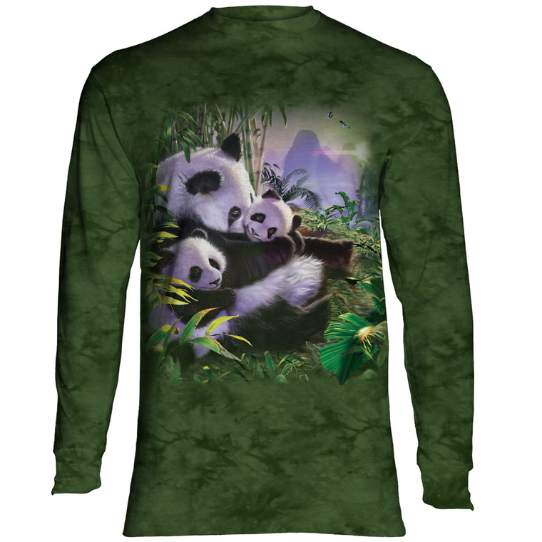 Panda Cuddles Classic Long-Sleeve T-Shirt