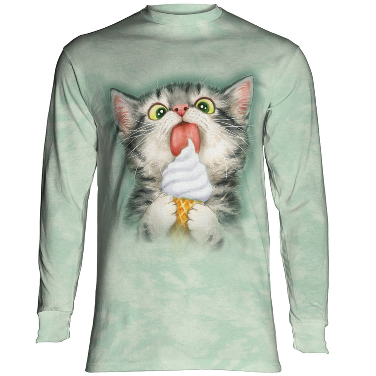 Creamy Cone Kitty Classic Long-Sleeve T-Shirt