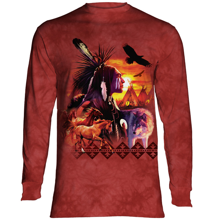 Indian Collage Classic Long-Sleeve T-Shirt