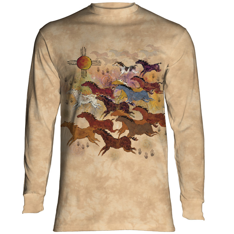 Horses & Sun Classic Long-Sleeve T-Shirt