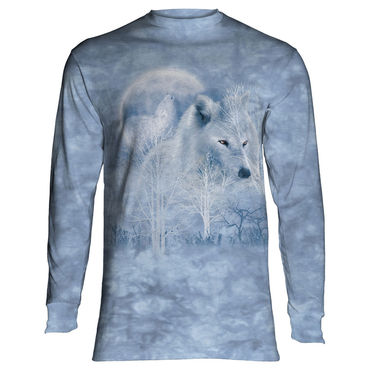White Wolf Moon Classic Long-Sleeve T-Shirt