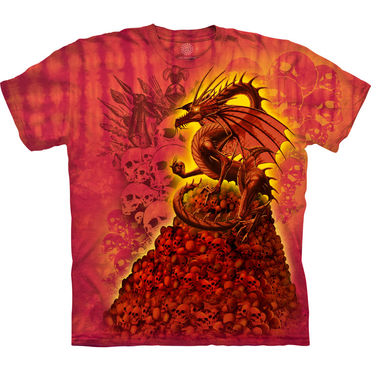 Red Skull Dragon Classic Cotton T-Shirt