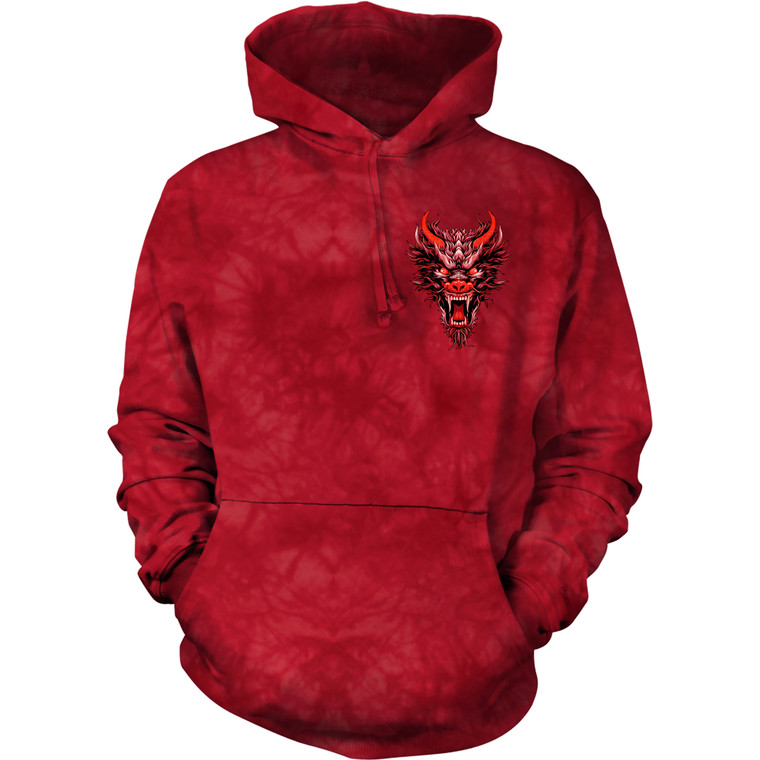 Double Dragon Blossom Classic Hoodie Sweatshirt Front