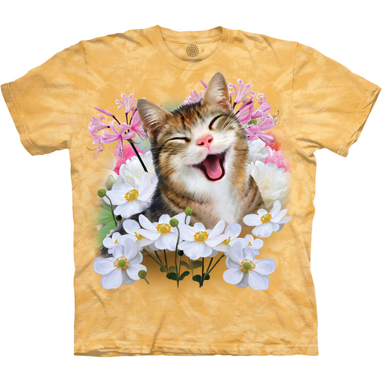 Springtime Kitty Selife Classic Cotton T-Shirt