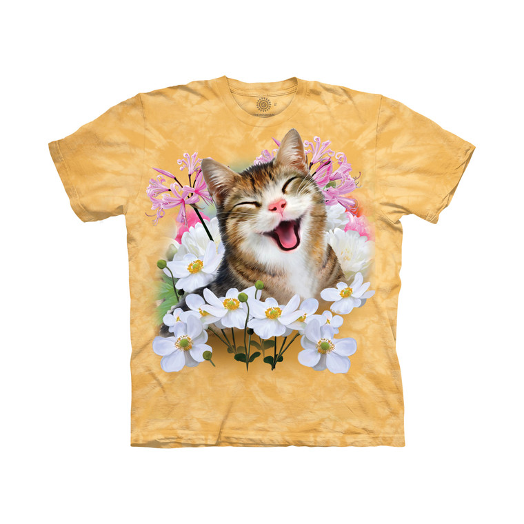 Springtime Kitty Selife Kids' T-Shirt