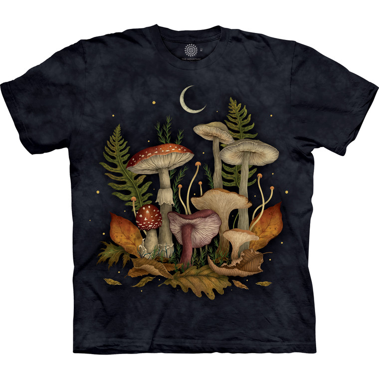 Autumn Mushrooms Classic Cotton T-Shirt