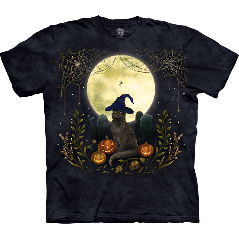 Halloween Cat Classic Cotton T-Shirt