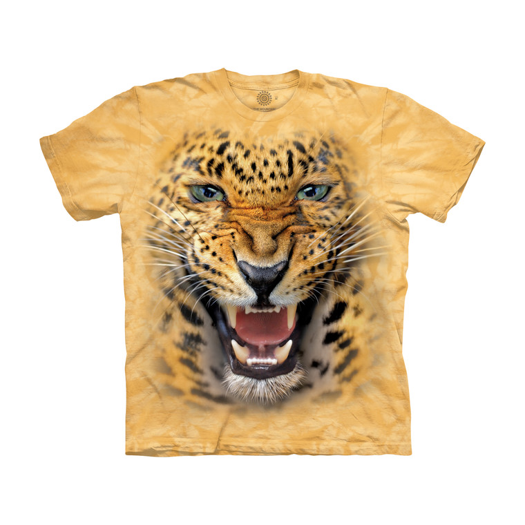 Angry Leopard Classic Cotton T-Shirt