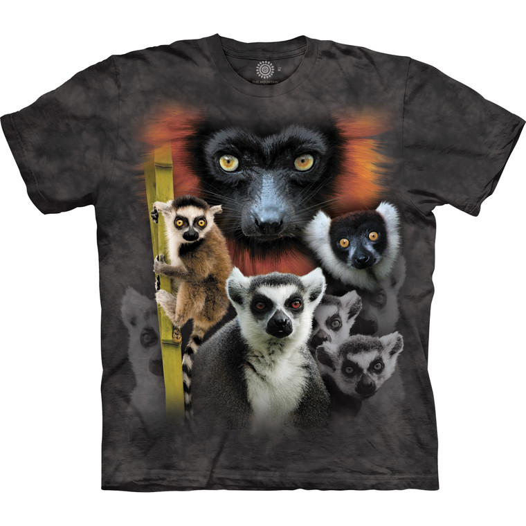 Lemur Collage Classic Cotton T-Shirt