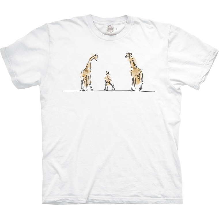 Giraffe Sketch Classic Cotton T-Shirt