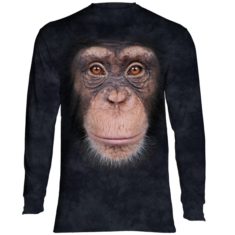 Chimp Face Classic Long-Sleeve T-Shirt