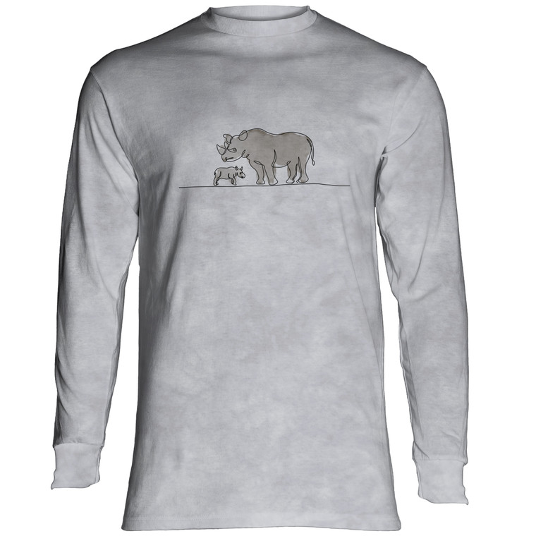 Rhino Sketch Classic Long-Sleeve T-Shirt