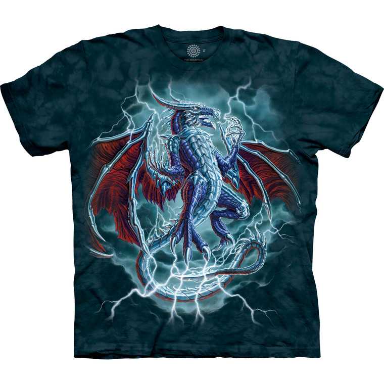 Adtonitum Lightning Dragon Classic Cotton T-Shirt
