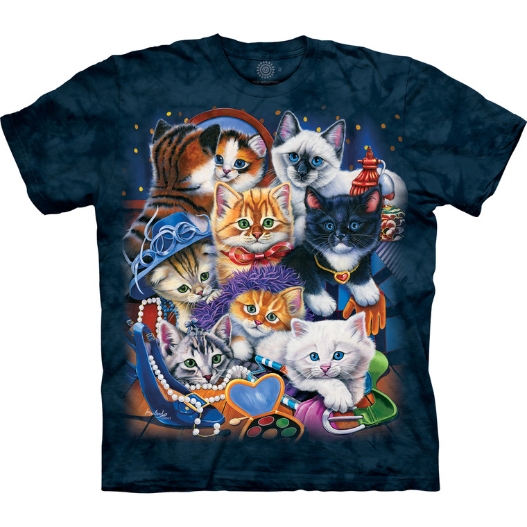 Kittens In Closet Classic Cotton T-Shirt