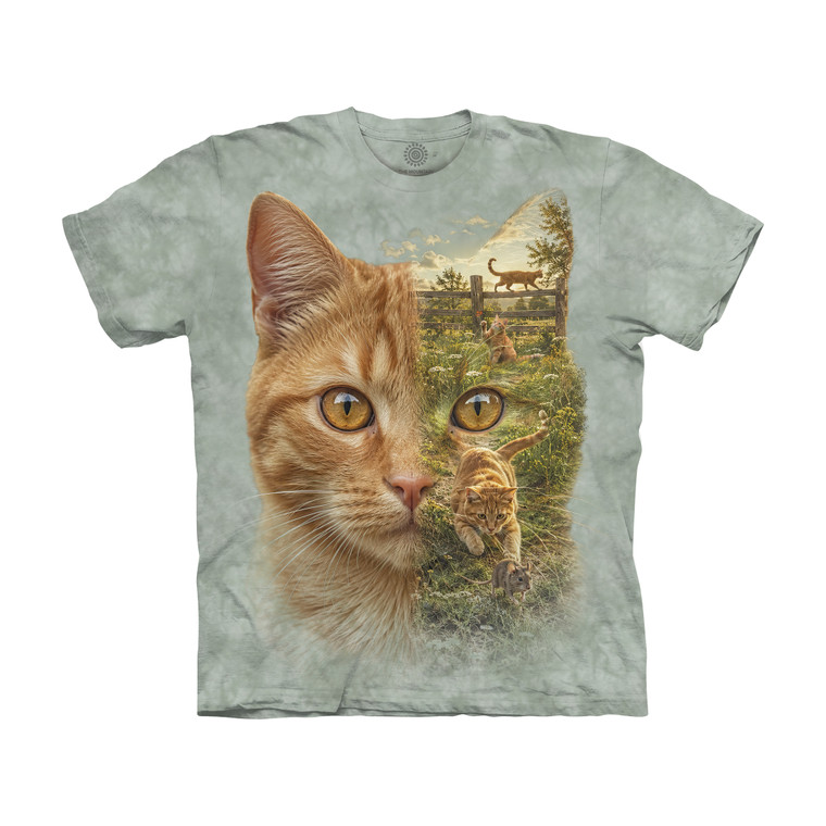 SpiritScape Orange Cat Kids' T-Shirt
