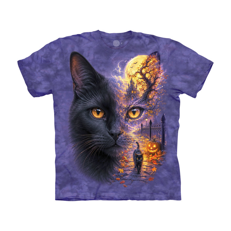 SpiritScape Halloween Black Cat Kids' T-Shirt