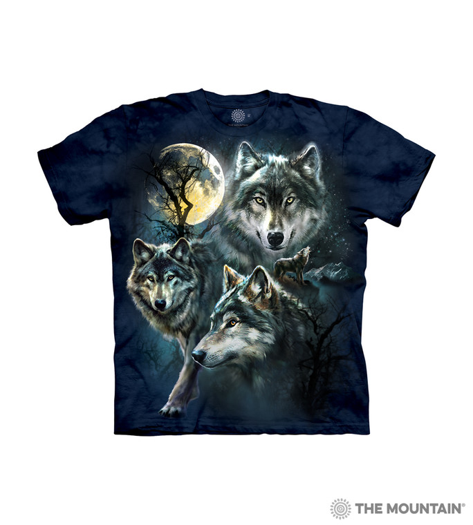 Moon Wolves Collage Kids' T-Shirt