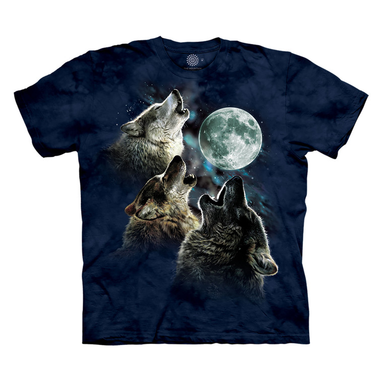 Three Wolf Moon® Classic Cotton T-Shirt - Blue