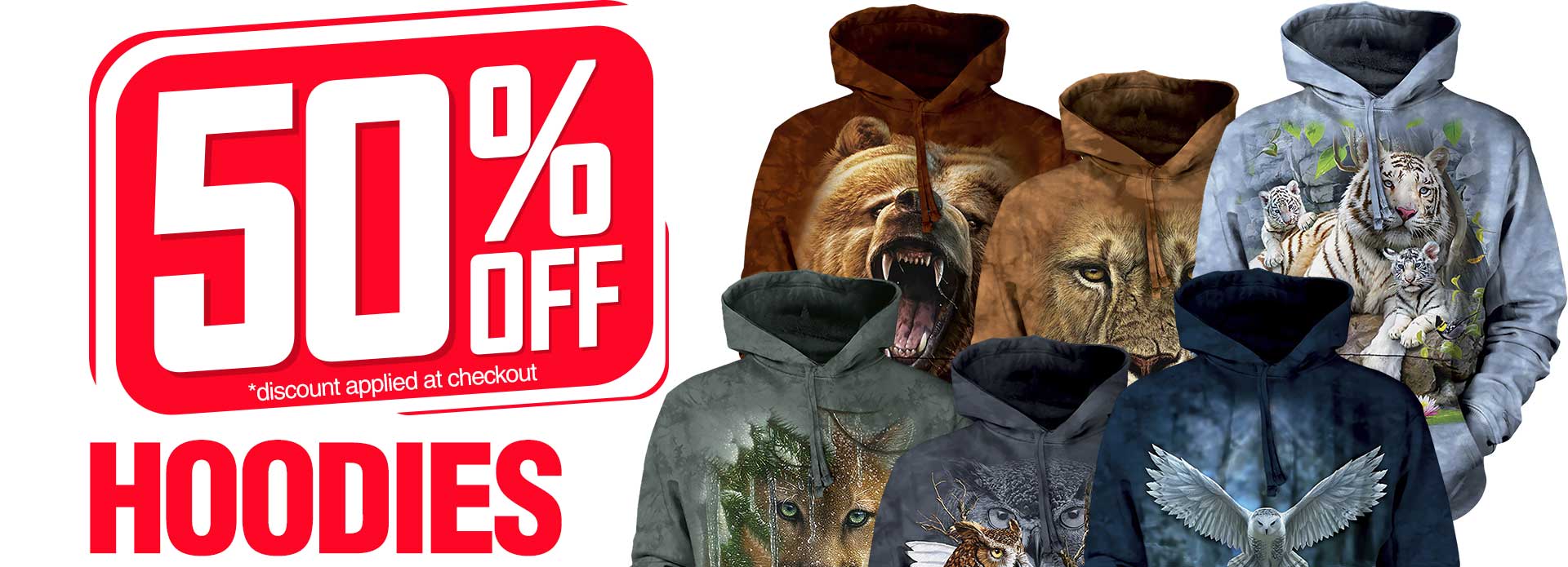 50% OFF Classic Hoodies