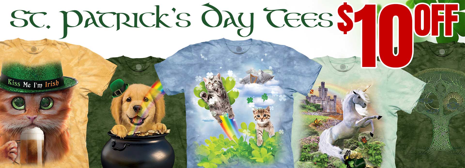 $10 OFF St. Patrick's Day T-Shirt Tees