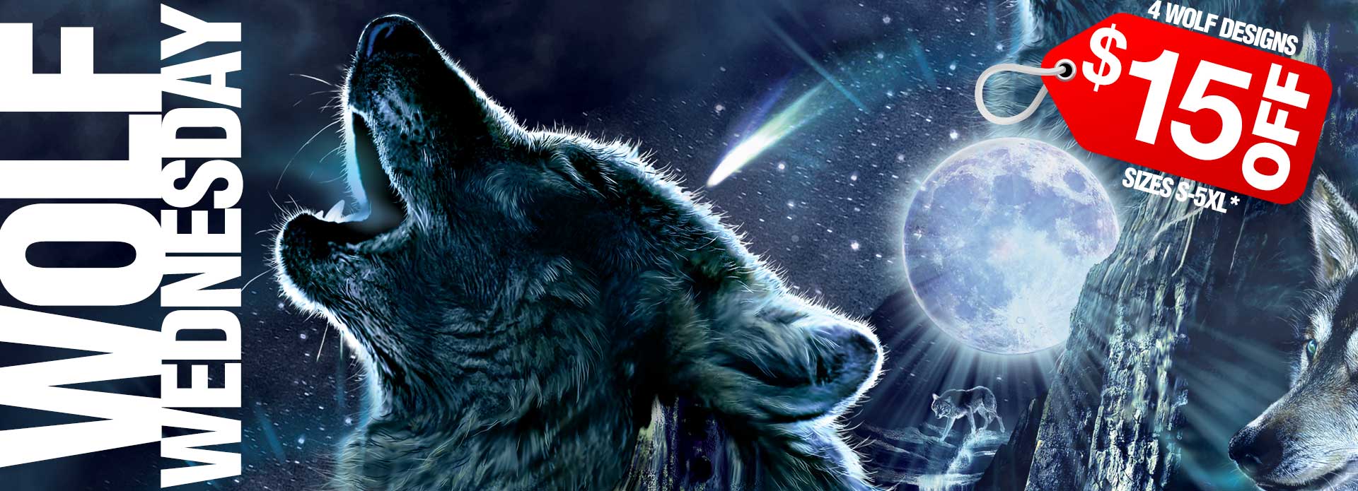 ? Howl ? $15 OFF Wolf Wednesday S-5XL from $20 