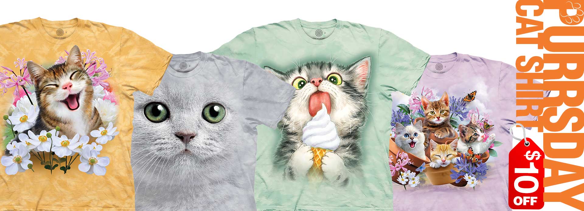 $10 OFF Cat Shirt PURRsday