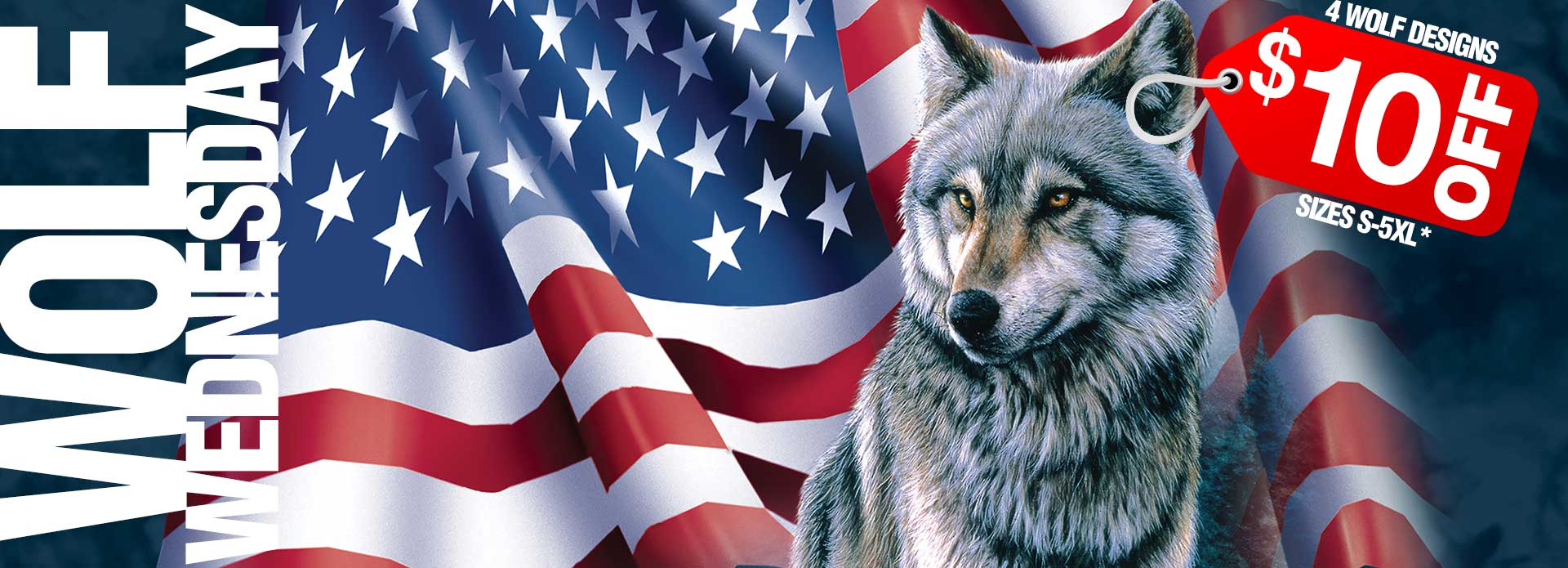 $10 OFF Wolf Wednesday 