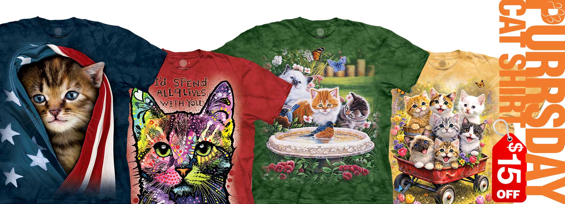 $15 OFF Cat Shirt PURRsday
