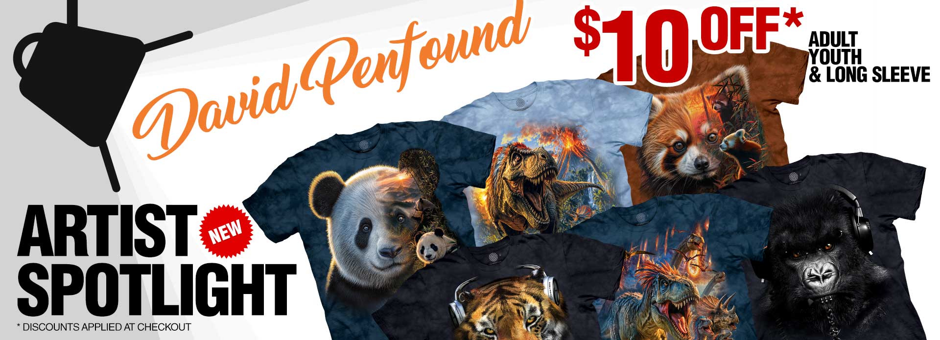 $10 OFF Artist Spotlight: David Penfound 6 New Designs! 