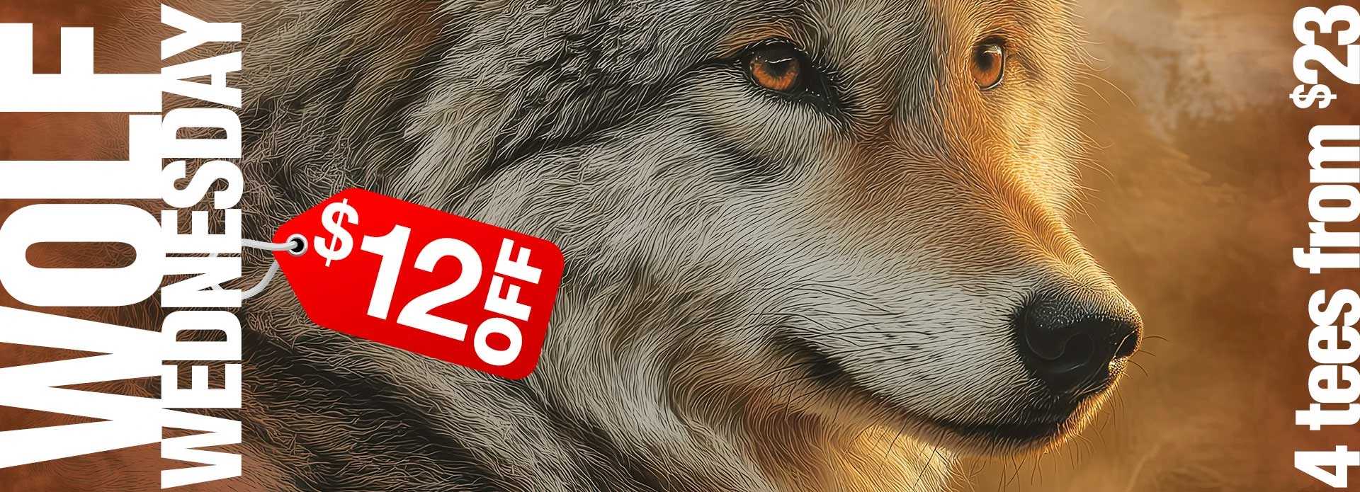 Wolf Wednesday - $12 off