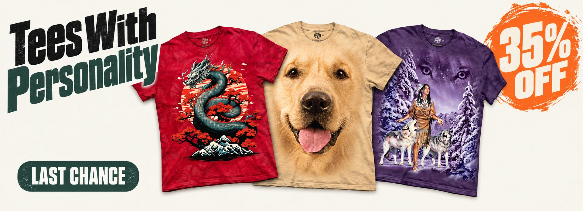 LAST CHANCE 35% OFF 8 Tees With Personality