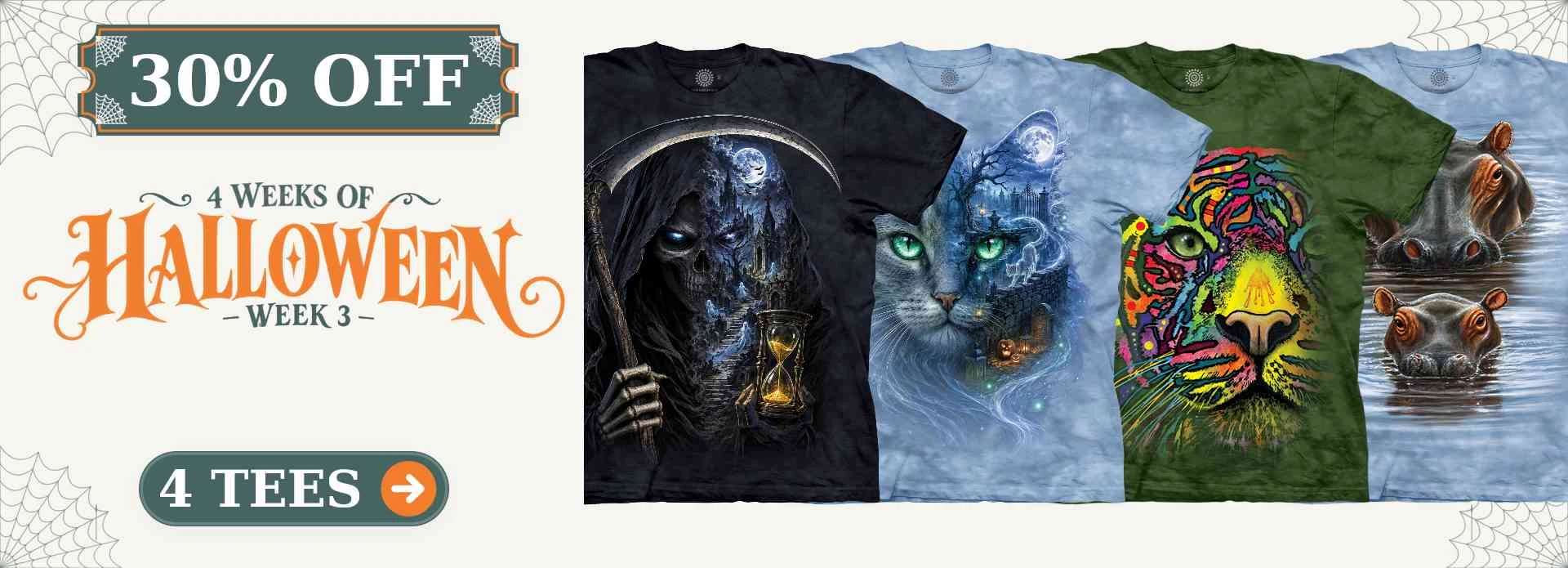30% OFF 4 Weeks of Halloween - Week 3
