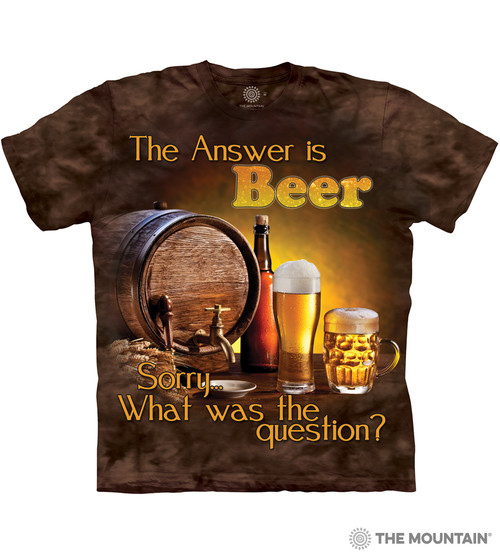 【3/7までの出品】THE MOUNTAIN (THE WHITE LABEL) Beer Outdoor Classic Cotton T-Shirt Tee