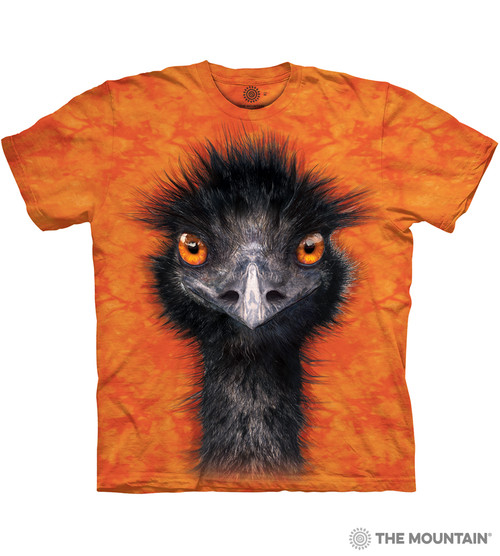 The Amazon.com: EMU トップス Mountain Small Orange, T-Shirt, Adult Emu トップス