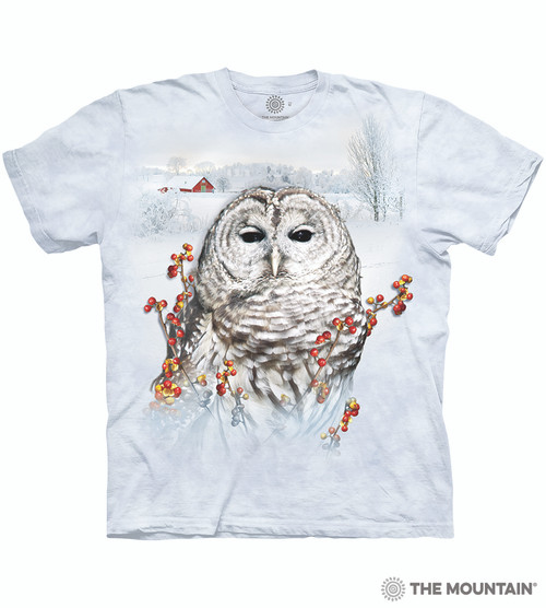 The Mountain Adult Unisex T-Shirt - Country Owl