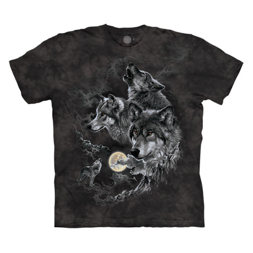 Mountain Trio Moon Classic Cotton T-Shirt Tee