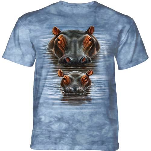Two Hippos Classic Cotton T-Shirt Tee