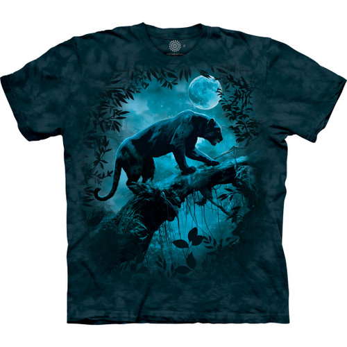 Black Panther Night Classic Cotton T-Shirt | The Mountain Shirts