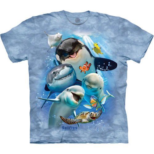 Ocean Selfie Classic Cotton T-Shirt | The Mountain Shirts