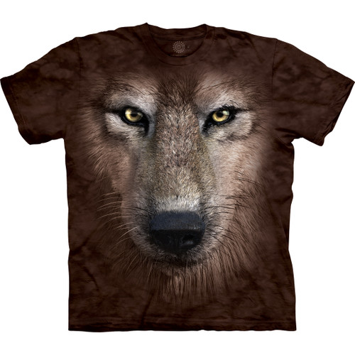 Wolf Face Classic Cotton T-Shirt | The Mountain Shirts