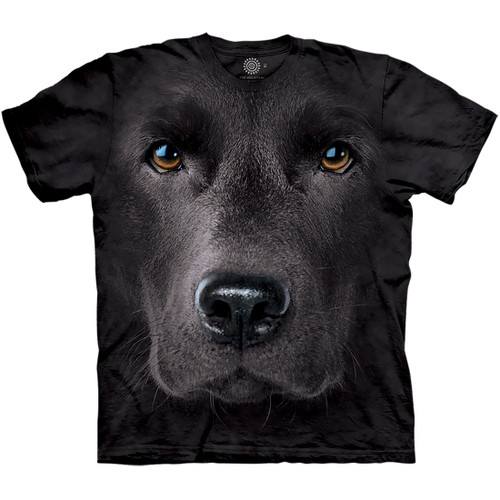 Black Lab Face Classic Cotton T-Shirt Tee